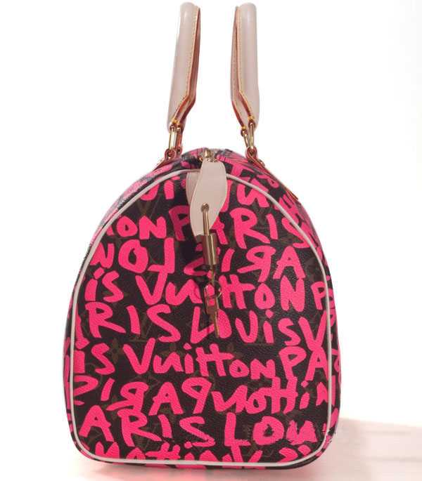 7A Replica Louis Vuitton Monagram Canvas Graffiti Speedy 30 M93704